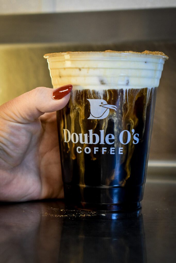 Apopka coffee shop with a cold brew white foam