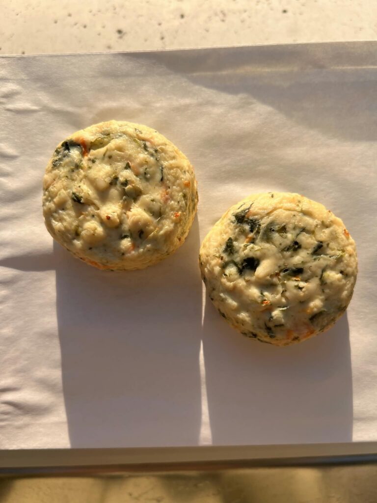 Breakfast in Ocoee showing egg bites from the Double O's Coffee drive-thru